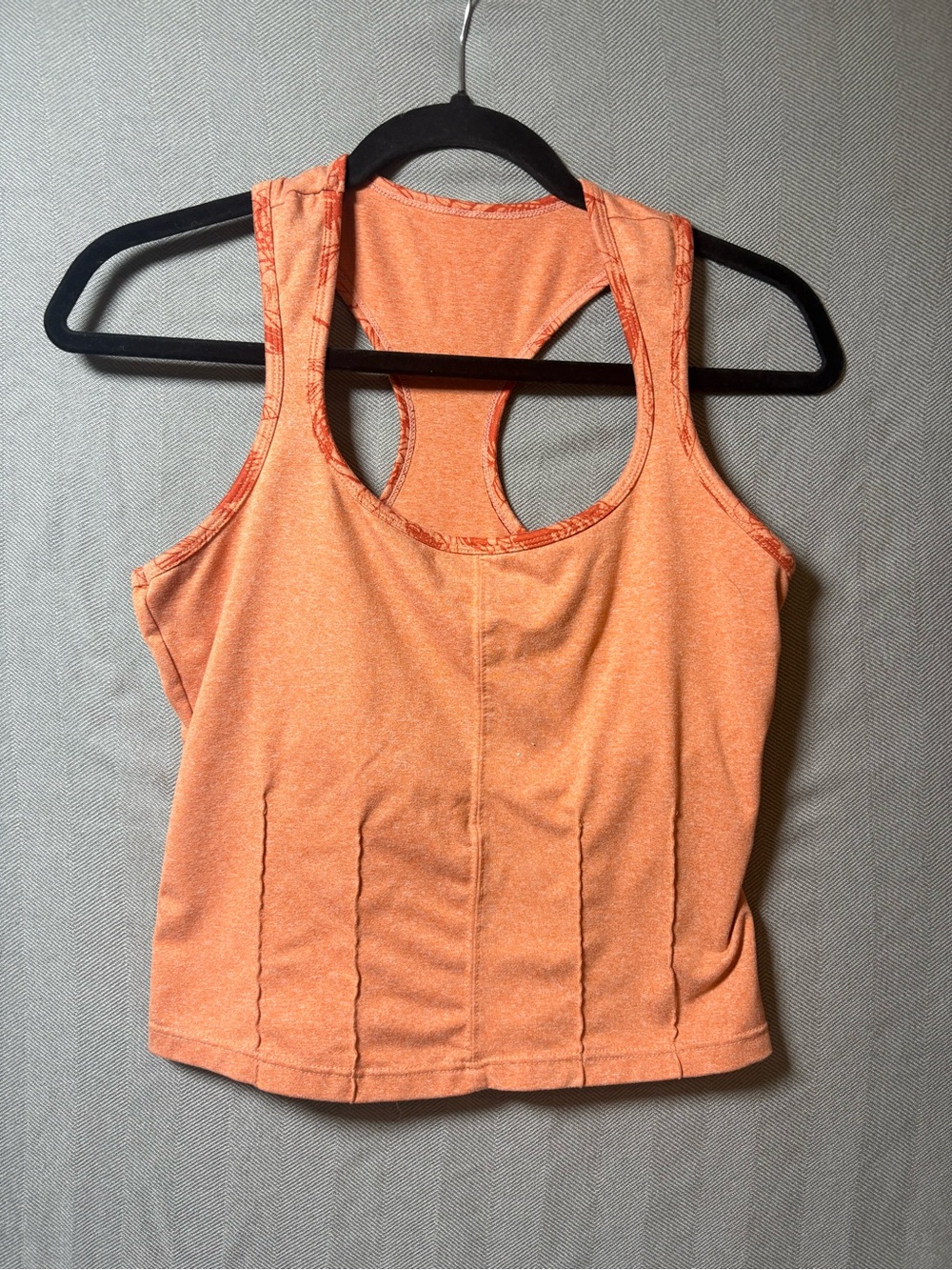 Source Unknown Peach-Orange Racerback Tank - Picture 2 of 6